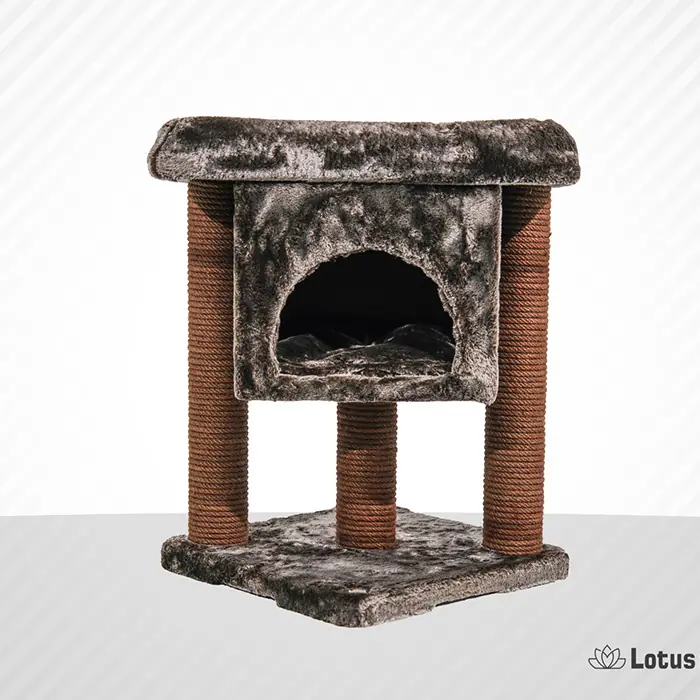 LOTUS İZMİR KAHVERENGİ KEDİ TIRMALAMA