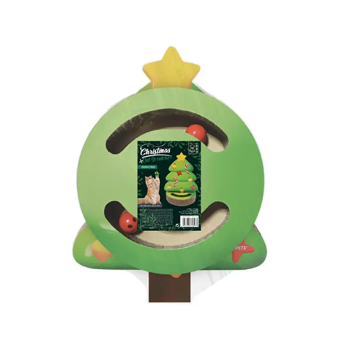 M-PETS CHRİSTMAS NOEL AĞACI KARTON TIRMALAMA