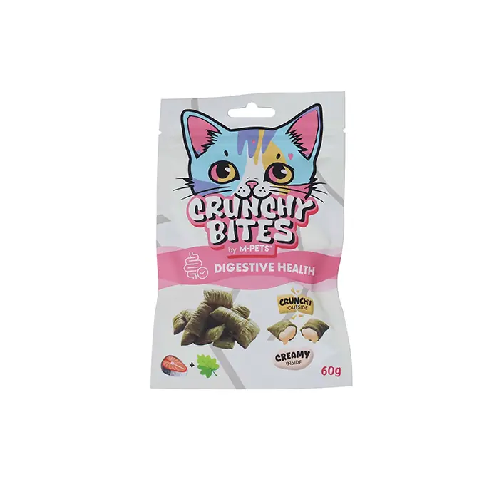 M-PETS CRUNCHY BİTES DİGESTİVE HEALTH FONKSİYONEL KEDİ ÖDÜL MAMASI 60GR