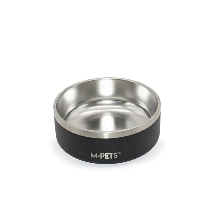 M-PETS ESKİMO ÇİFT CİDARLI MAMA KABI 1,25 LİTRE SİYAH