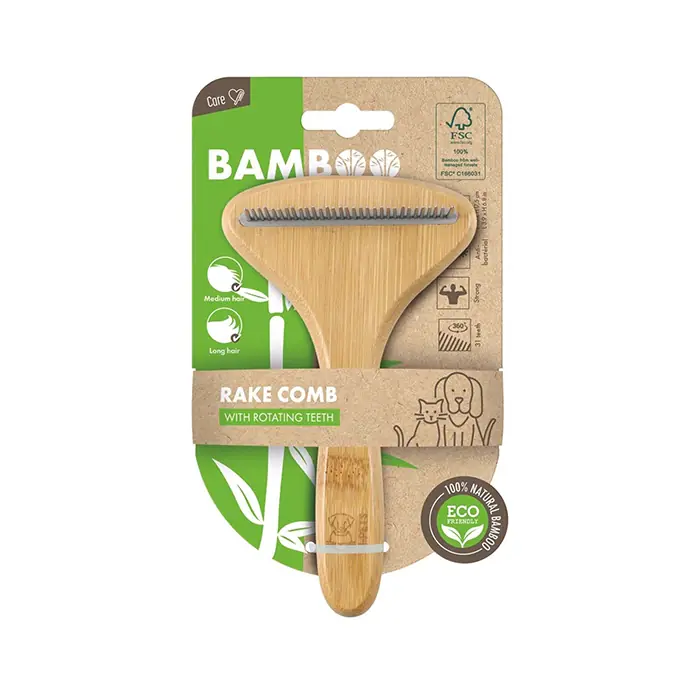 M-PETS BAMBU SEYREK 31 DİŞLİ KITIK AÇICI TARAK 10X17,5CM