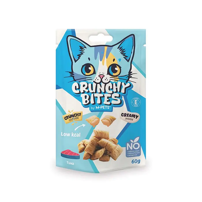 M-PETS CRUNCHY BİTES TON BALIKLI KEDİ ÖDÜLÜ 60GR