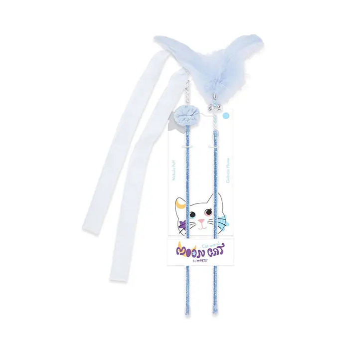 M-PETS MOONCAT KEDİ OLTASI 2Lİ SET MAVİ