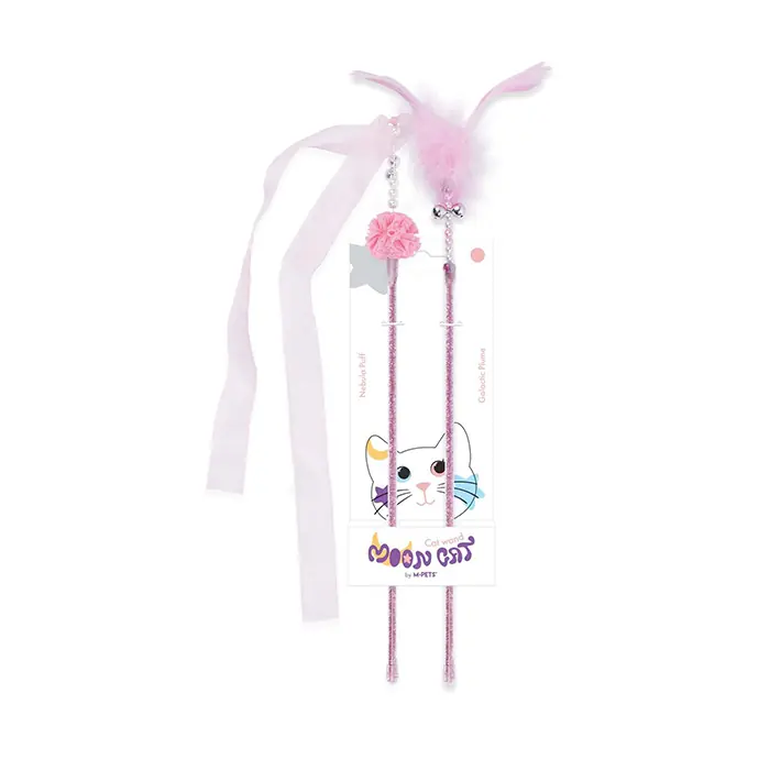 M-PETS MOONCAT KEDİ OLTASI 2Lİ SET PEMBE