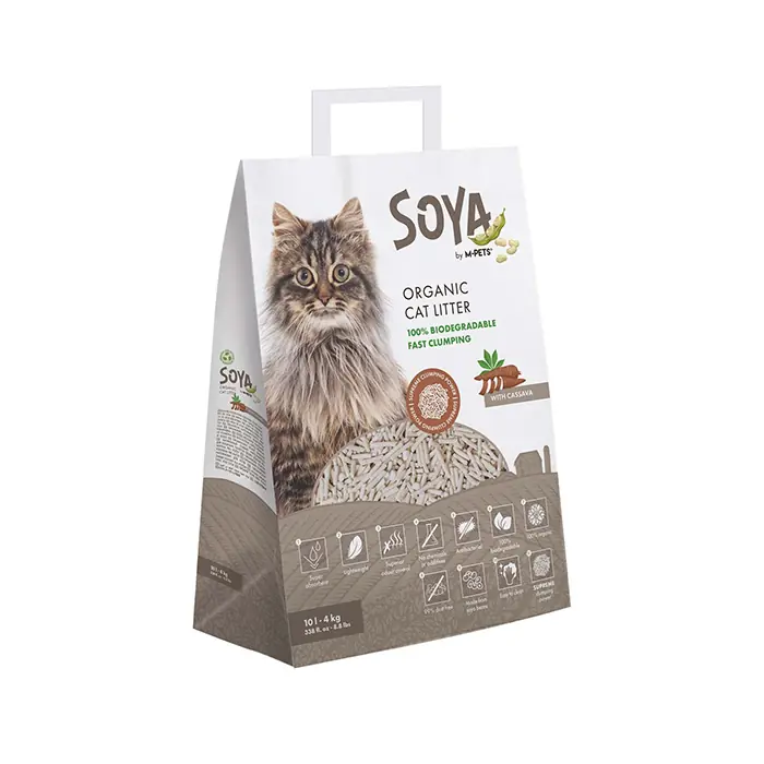 M-PETS SOYA CASSAVA ORGANİK KEDİ KUMU 10 LT