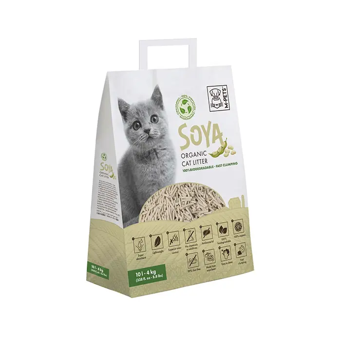 M-PETS SOYA ORGANİK NATUREL KEDİ KUMU 10 LT