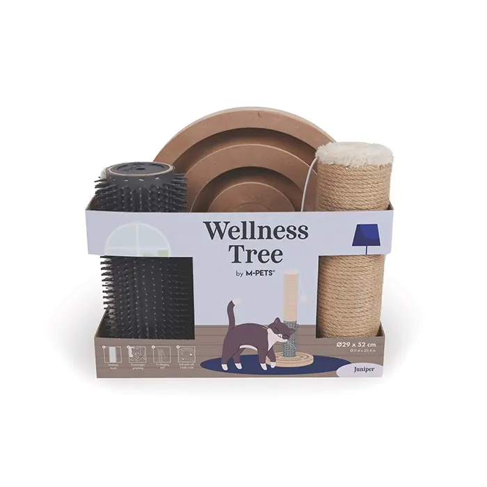 M-PETS WELLNESS KEDİ TIRMALAMA JUNİPER BROWN