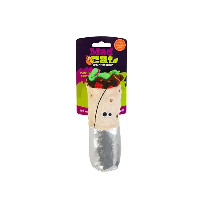 MAD CAT BİG PURRİTO KİCKER KEDİ OTLU VE MATATABİLİ KEDİ OYUNCAĞI