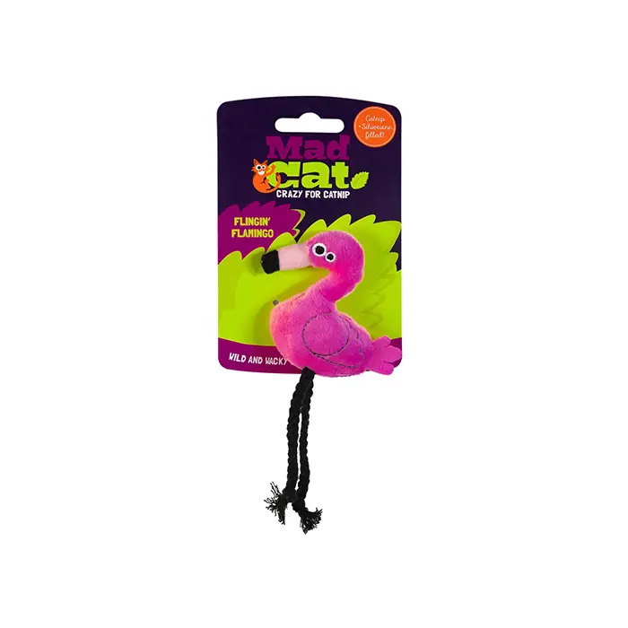 MAD CAT FLİNGİN FLAMİNGO KEDİ OTLU VE MATATABİLİ KEDİ OYUNCAĞI