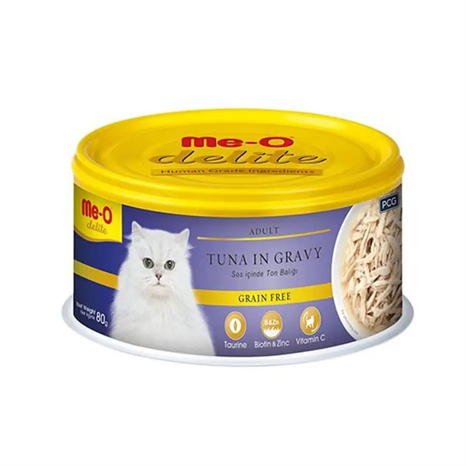 ME-O DELİTE TON BALIKLI TAHILSIZ KEDİ KONSERVESİ 80 GR