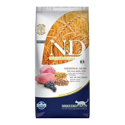 N&D DÜŞÜK TAHILLI KUZU ET-Y.MERSİNİ YETİŞKİN KEDİ MAMASI 5 KG