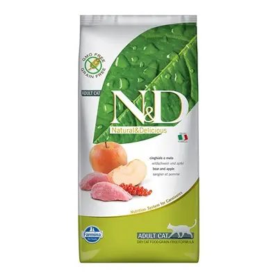 N&D TAHILSIZ Y.DOMUZ-ELMA YETİŞKİN KEDİ MAMASI 5 KG