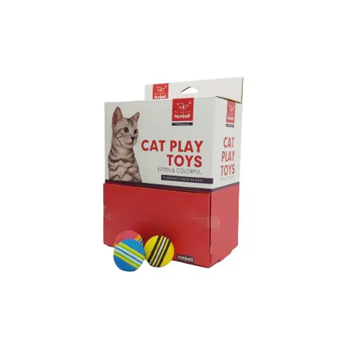 NUNBELL SÜNGER TOP KEDİ OYUNCAĞI