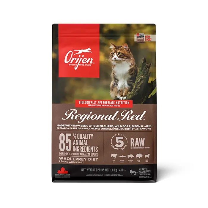 ORİJEN REGİONAL RED YETİŞKİN KEDİ MAMASI 1,8 KG