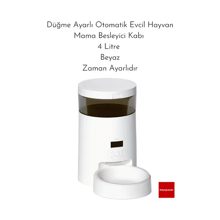 PAKEWAY ZAMAN AYARLI MAMA KABI 4 LİTRE BEYAZ