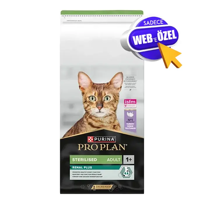 PRO PLAN RENAL HİNDİ ETLİ KISIRLAŞTIRILMIŞ KEDİ MAMASI 14 KG