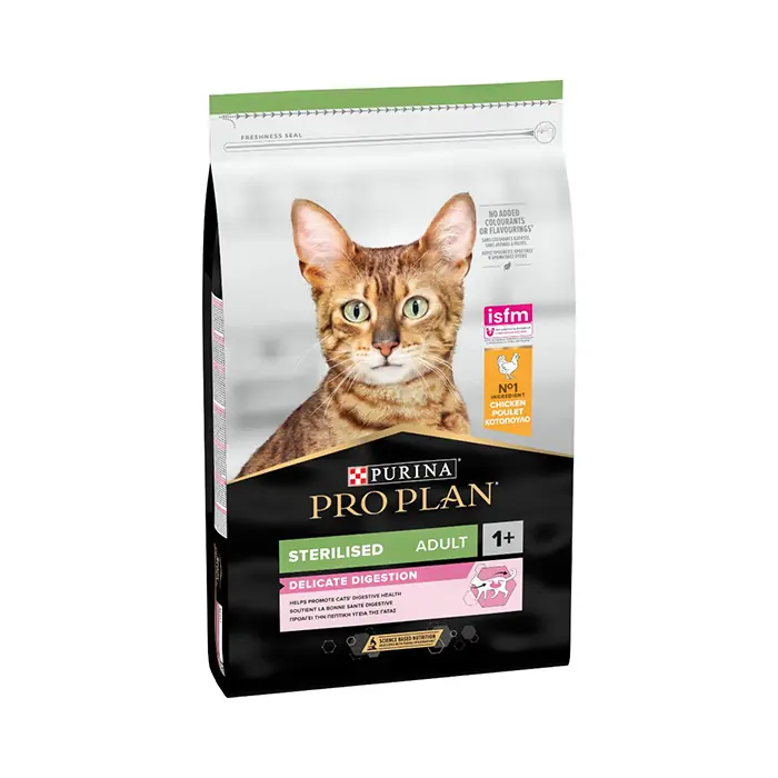 PROPLAN DELİCATE TAVUK ETLİ KISIRLAŞTIRILMIŞ KEDİ MAMASI 10KG