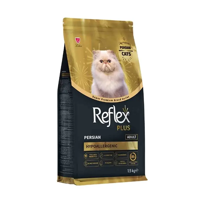 REFLEX PLUS HYPOALLERGENİC PERSİAN ÖZEL IRK YETİŞKİN KEDİ MAMASI 1,5 KG