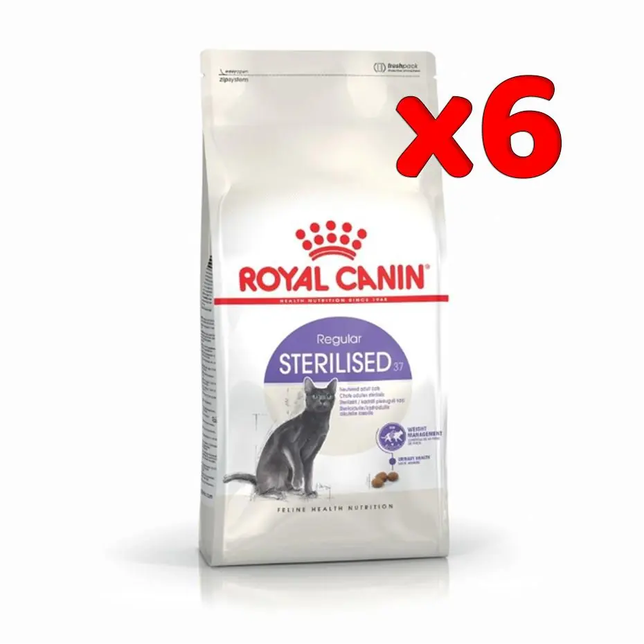 ROYAL CANİN STERİLİSED 37 KISIRLAŞTIRILMIŞ KEDİ MAMASI 2 KG 6 ADET