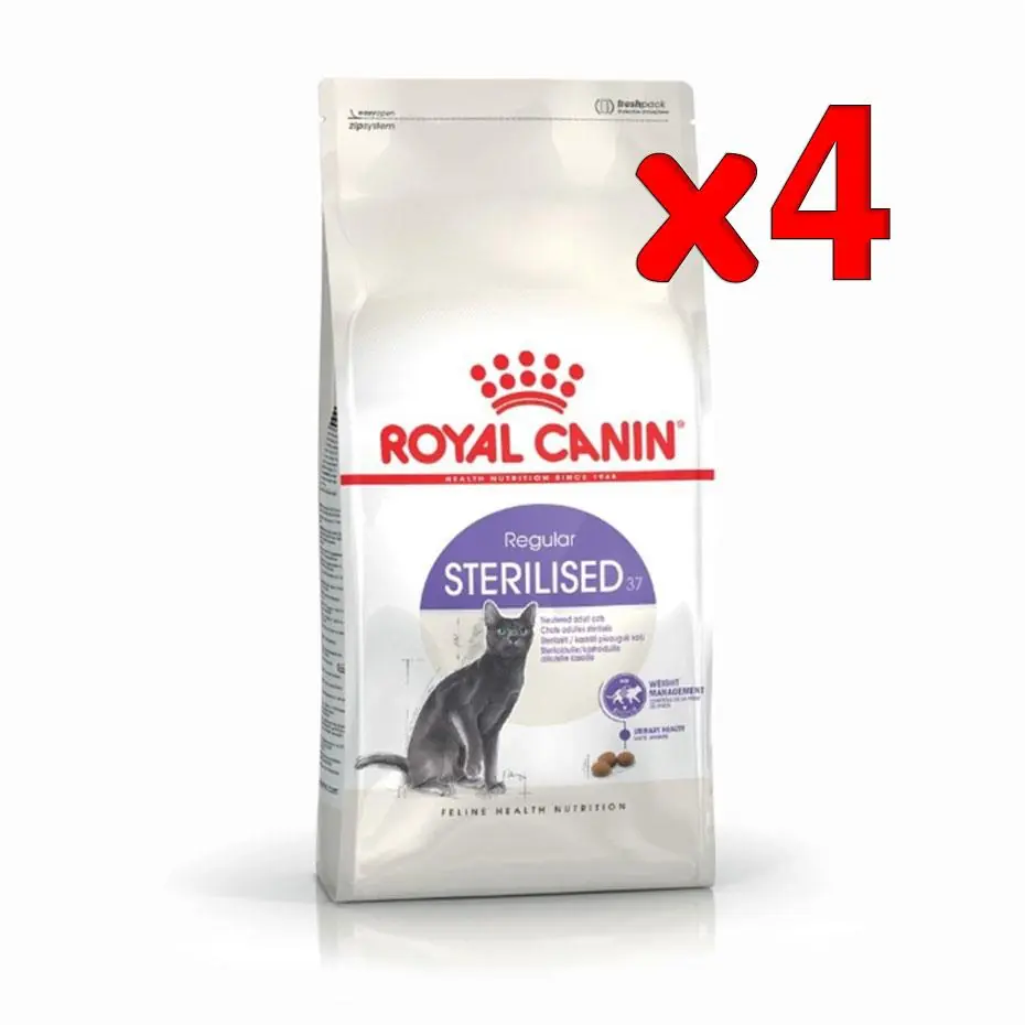 ROYAL CANİN STERİLİSED 37 KISIRLAŞTIRILMIŞ KEDİ MAMASI 4 KG 4 ADET