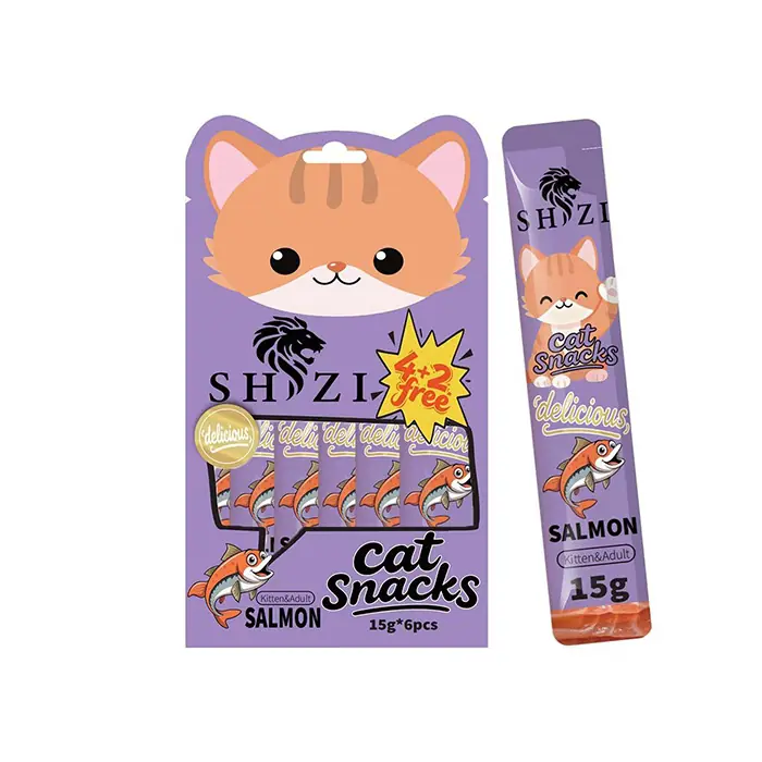 SHİZİ SOMONLU LİKİT KEDİ ÖDÜLÜ 6X15GR