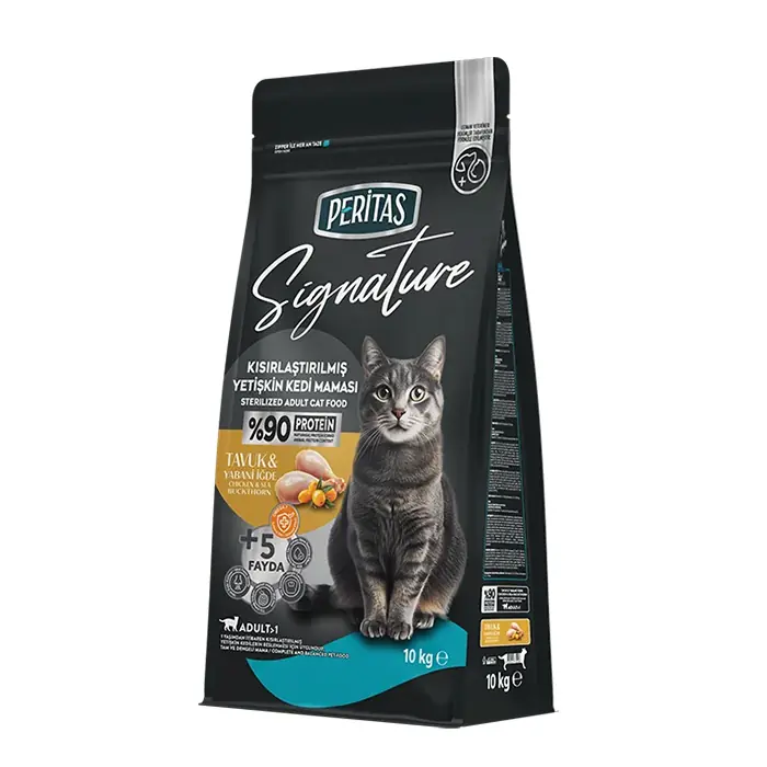 SİGNATURE TAVUKLU KISIRLAŞTIRILMIŞ KEDİ MAMASI 10 KG