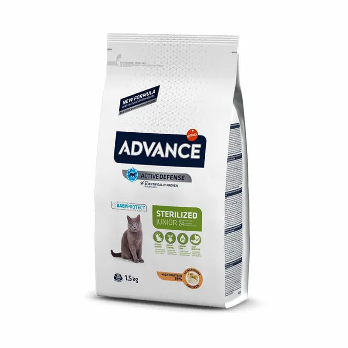 ADVANCE JUNİOR KISIRLAŞTIRILMIŞ YAVRU KEDİ MAMASI 1,5 KG
