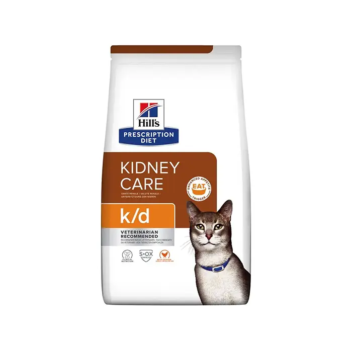 HİLLS PRESCRİPTİON DİET K/D TAVUKLU KEDİ MAMASI 3 KG