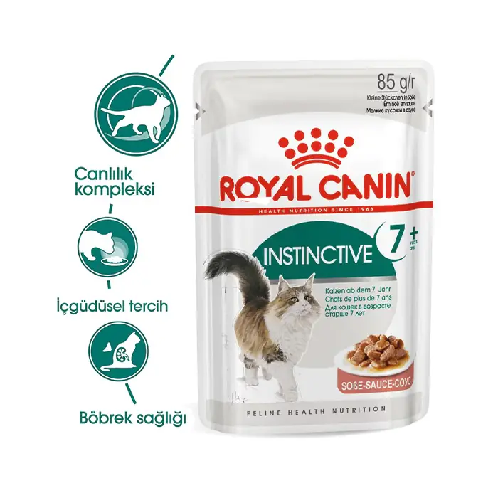 ROYAL CANİN GRAVY İNSTİNCTİVE +7 YAŞ KEDİ MAMASI 85 GR