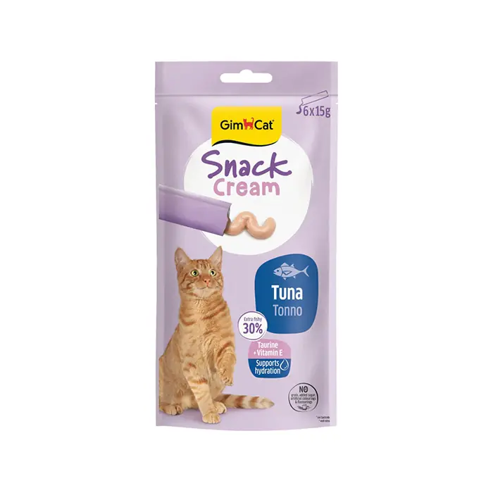 GİMCAT SNACK CREAM TON BALIKLI KEDİ ÖDÜLÜ 6X15 GR