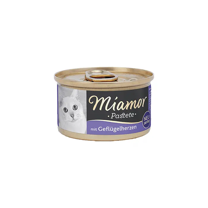 MİAMOR PASTETE YÜREKLİ KEDİ KONSERVESİ 85GR