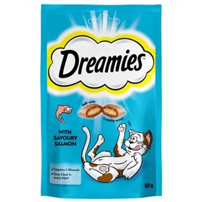 DREAMİES WİTH SAVOURY SALMON 60GR.