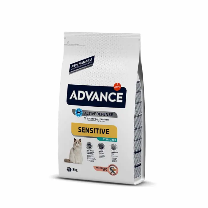 ADVANCE SENSİTİVE KISIRLAŞTIRILMIŞ SOMONLU KEDİ MAMASI 3 KG