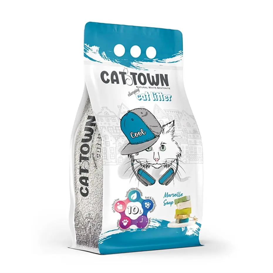 CAT TOWN MARSİLYA SABUN KOKULU BENTONİT KEDİ KUMU 10 LT