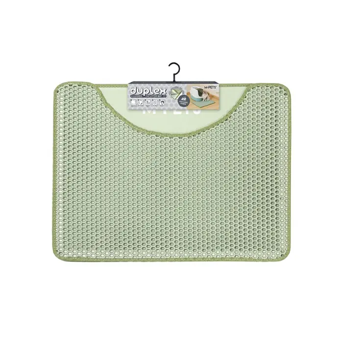M-PETS ELEKLİ KEDİ KUMU PASPASI YEŞİL 60X45CM
