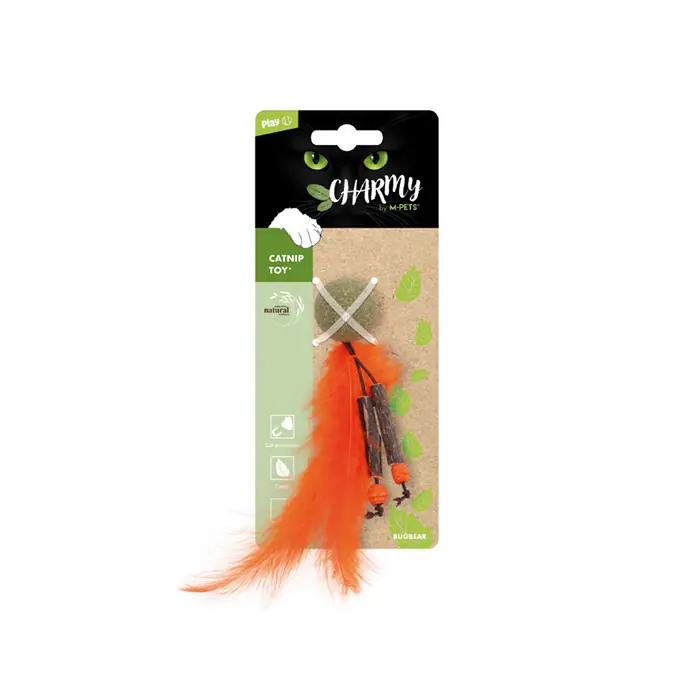 M-PETS CHARMY BUGBEAR CATNİPLİ KEDİ OYUNCAĞI TURUNCU