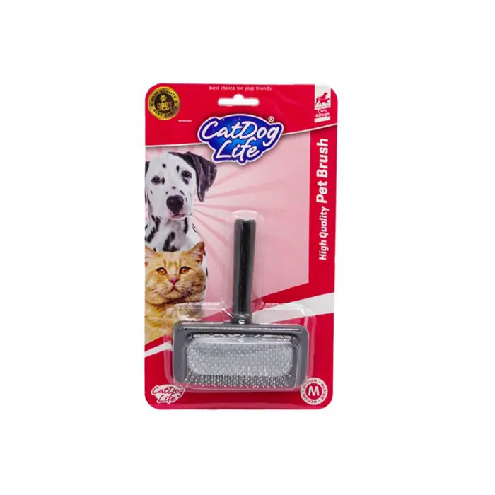 CAT&DOGLIFE KEDİ VE KÖPEKLER İÇİN AHŞAP TELLİ FIRÇA MEDİUM