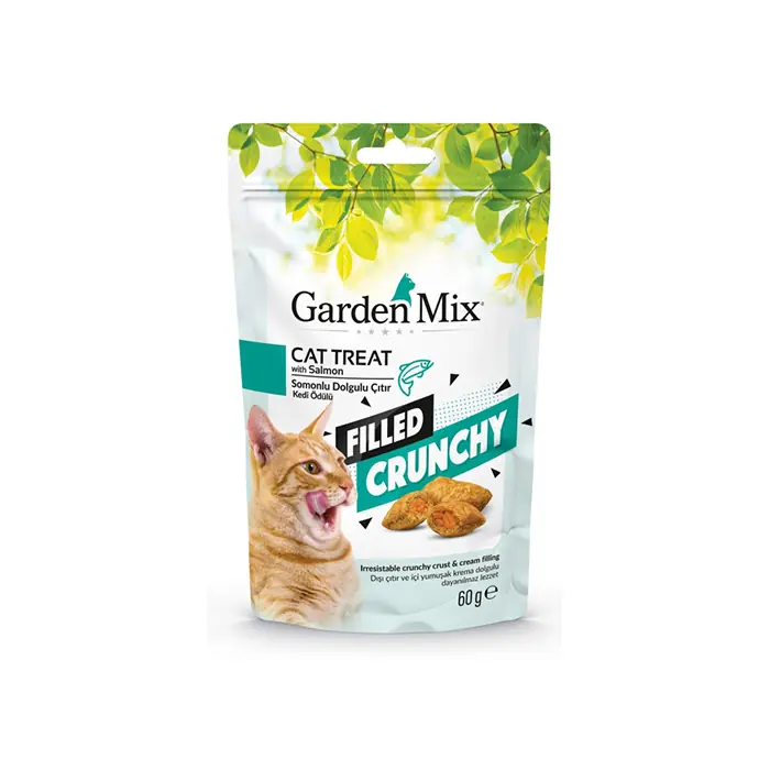 GARDEN MİX SOMONLU İÇİ DOLGULU KEDİ ÖDÜLÜ 60 GR