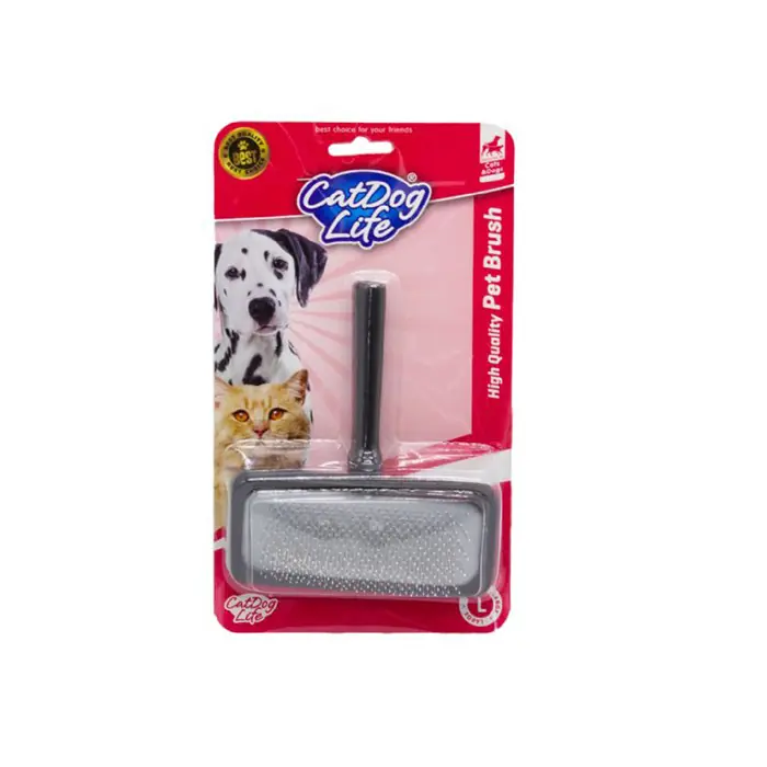 CAT&DOGLIFE KEDİ VE KÖPEKLER İÇİN AHŞAP TELLİ FIRÇA LARGE