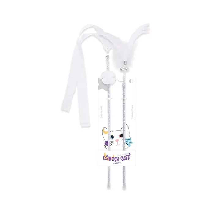 M-PETS MOONCAT KEDİ OLTASI 2Lİ SET BEYAZ
