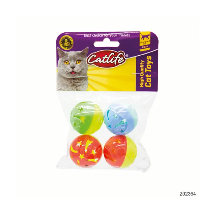 CATLIFE ZİLLİ KEDİ OYUNCAĞI 4LÜ PAKET 202364