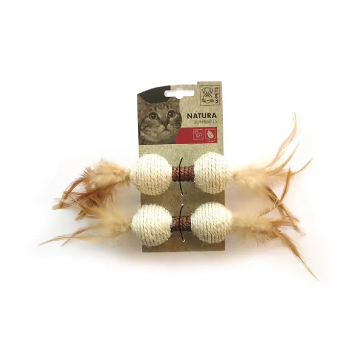 M-PETS NATURA DUMBBELLS MİX COLOR KEDİ OYUNCAĞI