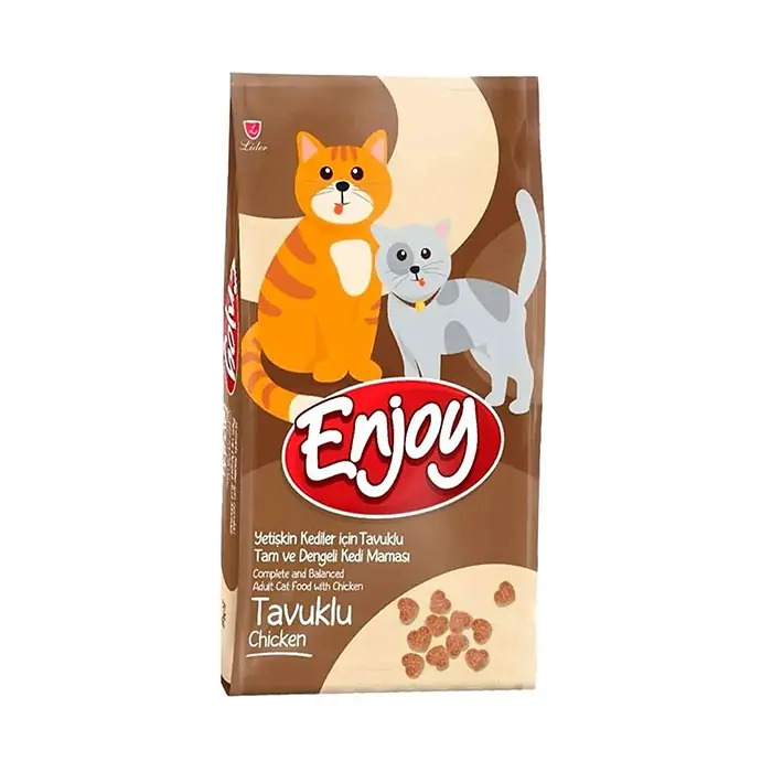 ENJOY TAVUKLU KEDİ MAMASI 15 KG
