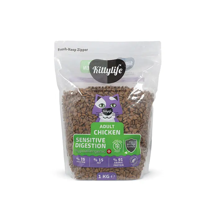 KİTTYLİFE TAVUKLU YETİŞKİN KEDİ MAMASI 1 KG