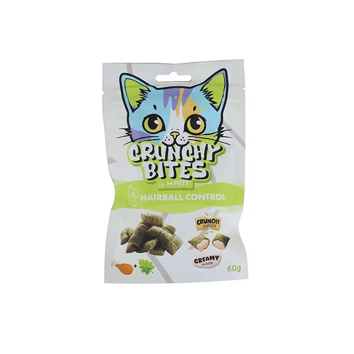 M-PETS CRUNCHY BİTES HAİRBALL CONTROL FONKSİYONEL KEDİ ÖDÜL MAMASI 60GR
