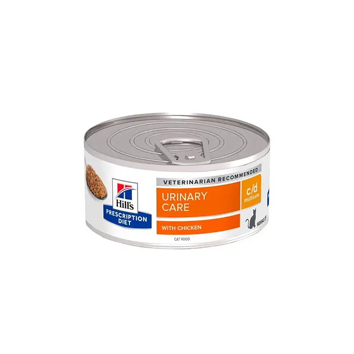 HİLLS PRESCRİPTİON DİET C/D MULTİCARE TAVUKLU KEDİ KONSERVESİ 156GR