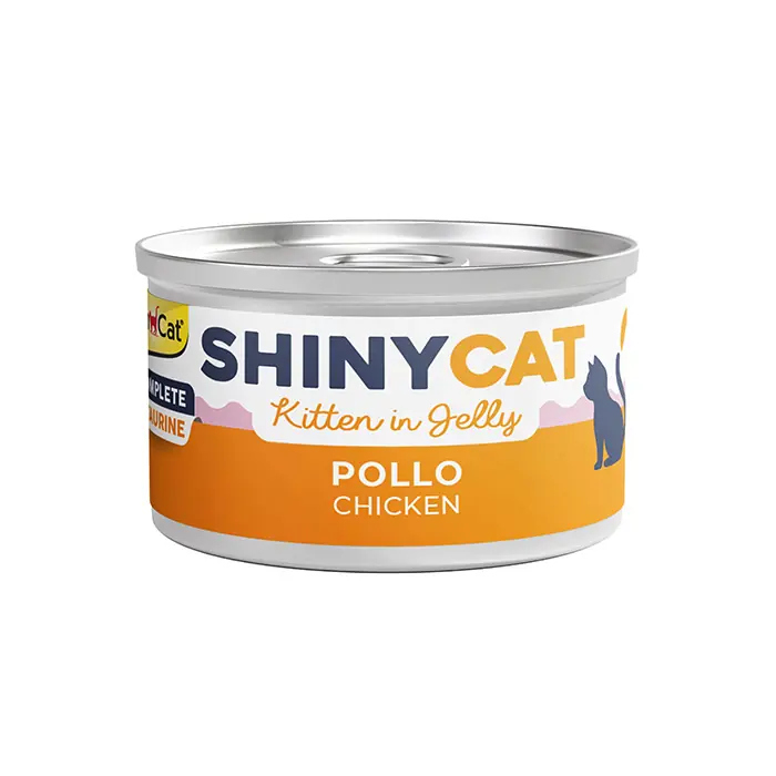 GİMCAT NEW SHİNYCAT JELLY TAVUKLU YAVRU KEDİ KONSERVESİ 70GR