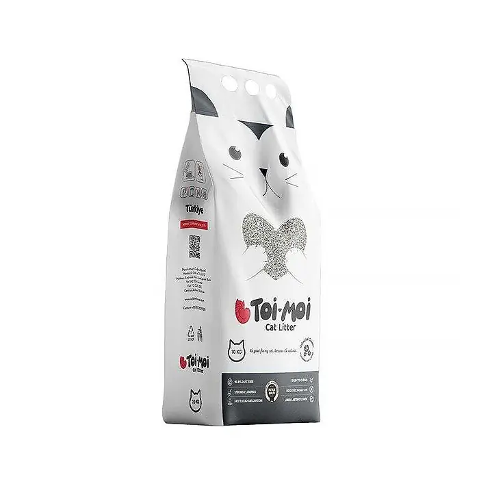TOİ MOİ NATURA GREY AKTİF KARBONLU TOPAKLANAN KEDİ KUMU 10 KG