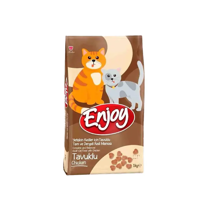 ENJOY TAVUKLU YETİŞKİN KEDİ MAMASI 1KG