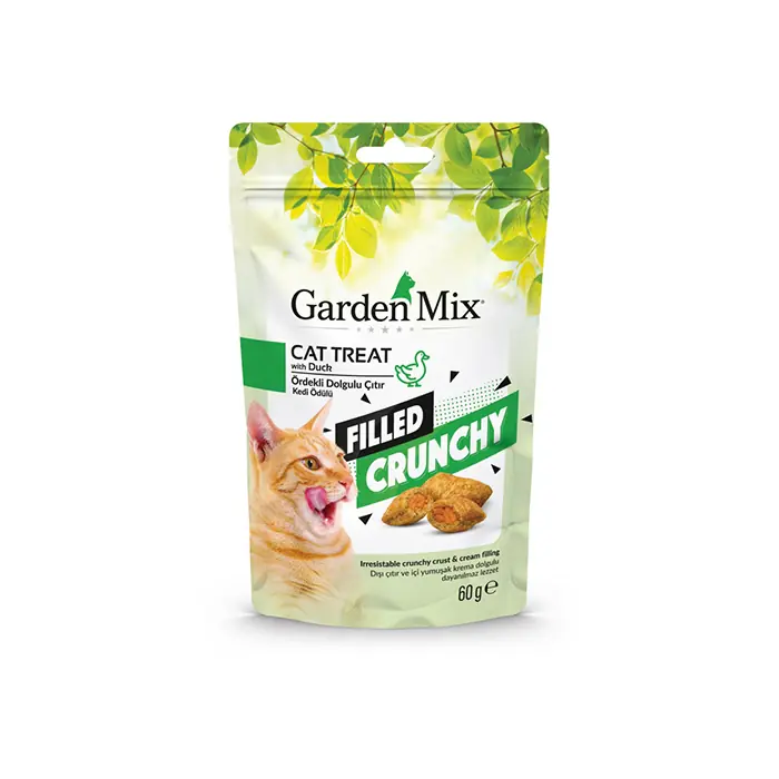 GARDEN MİX ÖRDEKLİ İÇİ DOLGULU KEDİ ÖDÜLÜ 60GR
